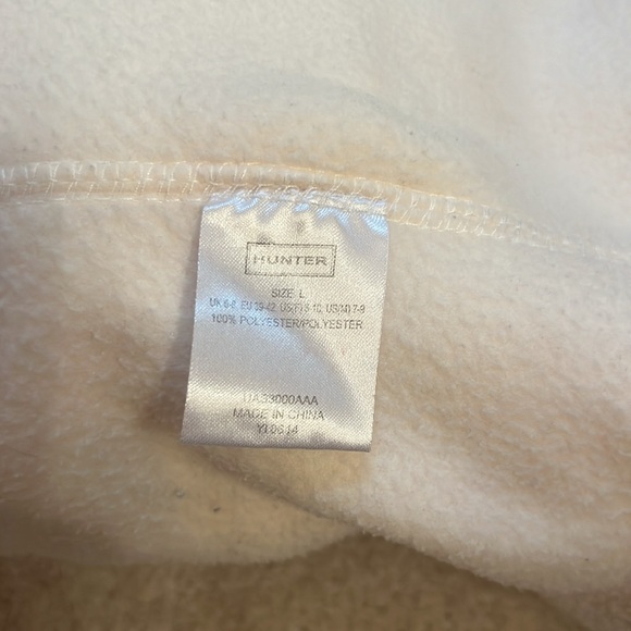 Off-White Fleece Hunter Boot Socks - Picture 5 of 5